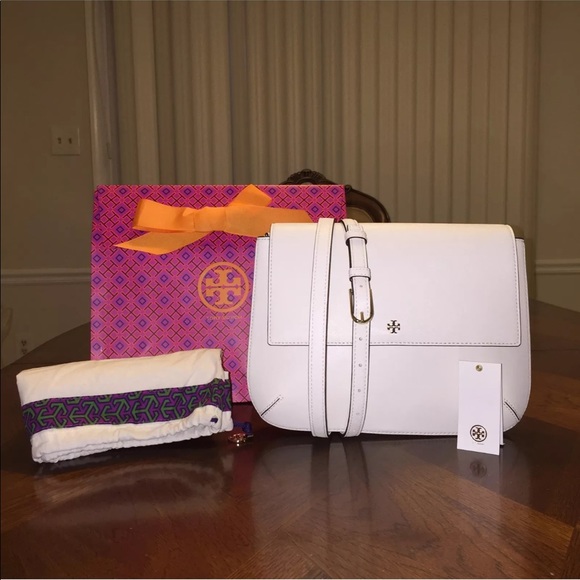 NWT Tory Burch Robinson Flap Messenger Crossbody